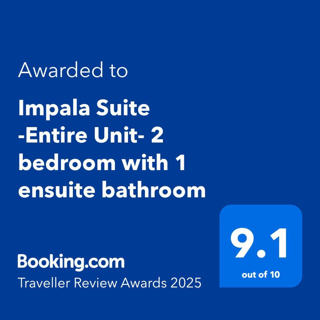 Impala Suite -Entire Unit- 2 Bedroom With 1 Ensuite Bathroom Ladysmith Exterior photo